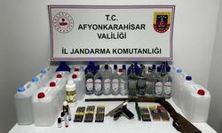 Jandarmadan sahte alkol baskını