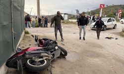 Otomobille çarpıştı... Motosiklet sürücüsü can verdi!