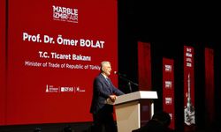 Bakan Bolat'tan Marble Fuarı'nda mesajlar: İzmir’e 450 milyar TL'lik yatırım!