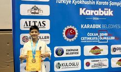 14 yaşındaki milli karateciden büyük başarı!
