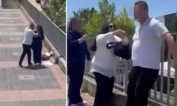 Yere düşürdü, boğazını sıktı... Erkek şiddeti her yerde!