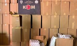 İzmir’de dev kaçakçılık operasyonu: 1 milyon 850 bin makaron ele geçirildi