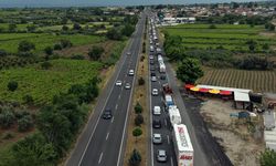 İzmir-Ankara kara yolunda bayram hareketliliği!