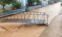 Ödemiş'te sağanak... Yollar göle döndü!