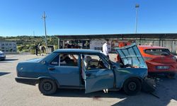 Uşak'ta iki otomobil çarpıştı: 5 yaralı
