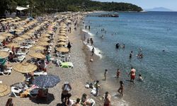 Bodrum sahillerinde bayram hareketliliği sürüyor