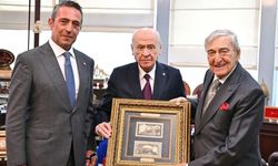 Koç ailesi, Bahçeli'yi ziyaret etti