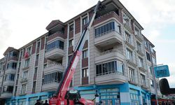 250 kiloluk cenaze teleskopik forkliftle taşındı