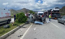 Çorum’da otomobil takla attı: 1’i çocuk 4 yaralı