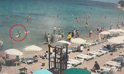 Denizde boğulma tehlikesi geçiren Çinli turist kurtarıldı