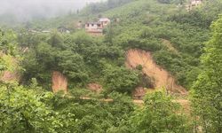 Giresun’da heyelan paniği: 11 ev tahliye edildi