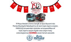 Manisa'da ulaşım bayramda ücretsiz