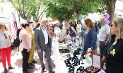 Çiğli’de kadınların el emeği sergisi göz doldurdu