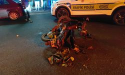 Motosiketli ölümden döndü!