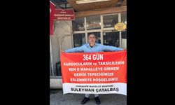 Tepecik'te dikkat çeken 'hoş geldiniz' pankartı!