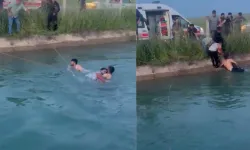 Sulama kanalında can pazarı!