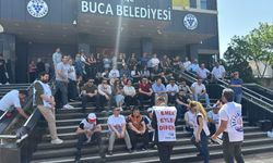 Buca’da memurlardan “İmza namustur” eylemi: Görkemli günler Dumanlarla yok oldu!