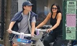 Kylie Jenner ve Timothee Chalamet çifti bisiklet turunda