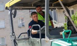 Tugay direksiyonun başına geçti... Çalışmaları yerinde inceledi!