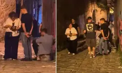 Dolandırmaya çalıştığı kadını Rus turistler kurtardı