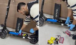 'Sipariş defteriyle' uyuşturucu ticareti: Scooter'a gizlemişler!