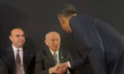 Bahçeli ile Özel resepsiyonda bir araya geldi!