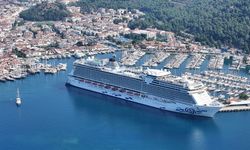 Marmaris'e denizden 2 bin 41 turist!