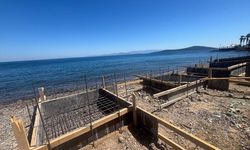 Sahile beton döken firmaya ceza