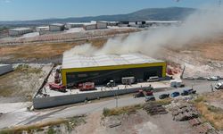 Kütahya'daki fabrika yangını kontrol altında!
