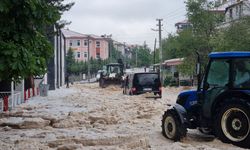 Afyon’da dolu yağışı: Yollar kapandı, bahçeler zarar gördü