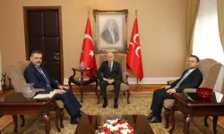 Mustafa Çiftçi ve Akın Gürlek'ten Bahçeli'ye ziyaret