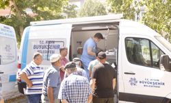 Mobil diş klinikleri Aydın'daki kırsal mahallelerde hizmete başladı
