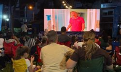 Aydın'da açık hava sinema keyfi
