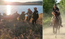 Atıyla gölete giren kişi hayatını kaybetti