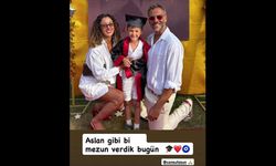 Eski eşler mezuniyette bir araya geldi