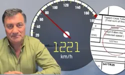 Trafikte görülmemiş hız cezası: Saatte 1221  kilometre!