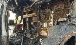 Hasta nakil aracı alev aldı, şoför diyaliz hastasını kurtardı