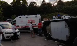 İki otomobilin çarpıştığı kazada 7 kişi yaralandı!