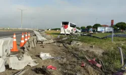 Yolcu otobüsü, kaza yaptı: 5'i ağır, 15 yaralı!