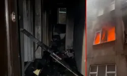 Yangın çıkan dairede alevler, ekipler ayrıldıktan 3 saat sonra yeniden canlandı