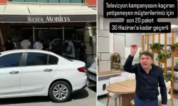 Mobilya mağazasında dolandırıcı iddiası