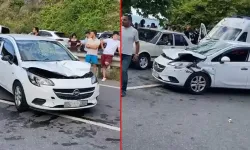 Otomobil baba ve 3 yaşındaki oğluna çarptı: 3 yaralı!