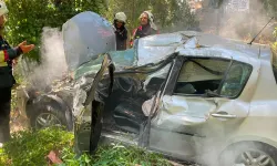 Aydın'da otomobil ağaca çarptı, 1 ölü, 1 yaralı!