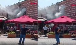 Mısır Çarşısı'nda yangın: Ekipler müdahale ediyor