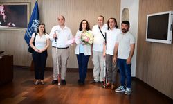 Çerçioğlu'na Altı Nokta Körler Derneği Aydın Şube Başkanı Bayram Özen ve dernek üyelerinden ziyaret