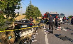 Gurbetçi ailenin otomobili takla attı: 3 ölü, 1 yaralı