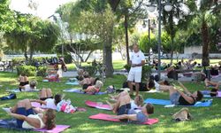 Kuşadası'nda sabah sporu coşkusu!