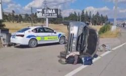 Kamyonla çarpışan otomobil takla attı: 1 çocuk öldü