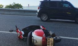 Genç motosikletli kaza kurbanı