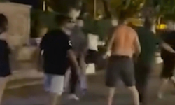 Otoparkta tekme tokat kavgaya 5 gözaltı!